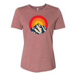 Mountain Sunset Womens Tee