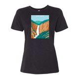 Lower Falls of the Yellowstone Ladies Cut Tee