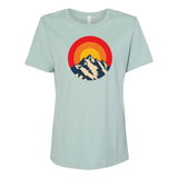 Mountain Sunset Womens Tee